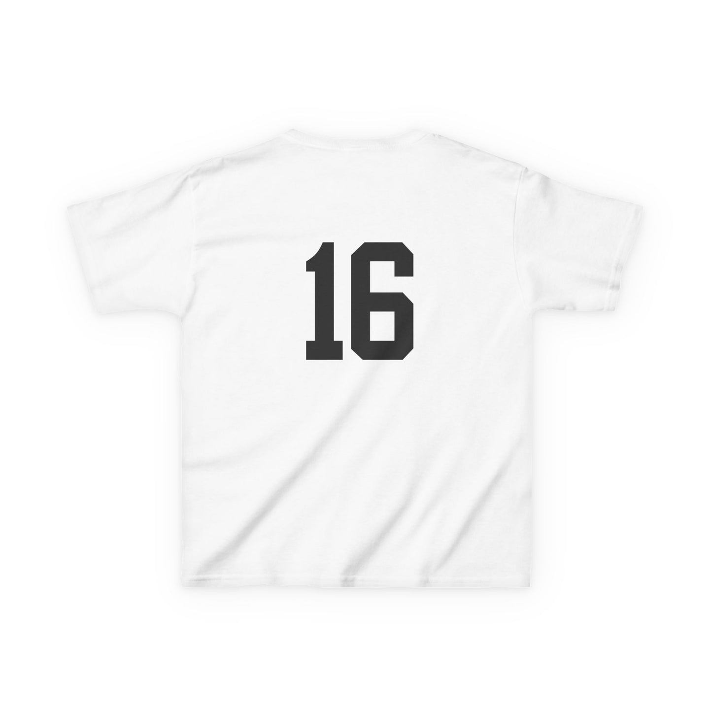 Blaze Volleyball Cotton Tee Kids  - White with personalization available
