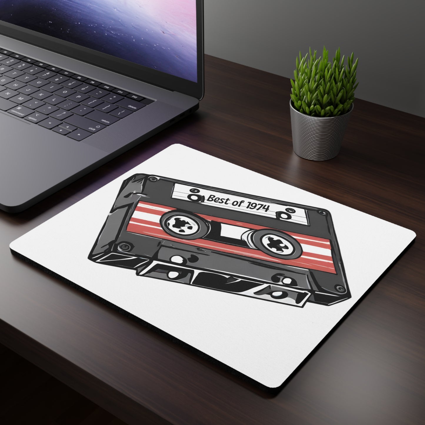 Retro Mouse Pad with Retro Cassette Tape Best of 1970s