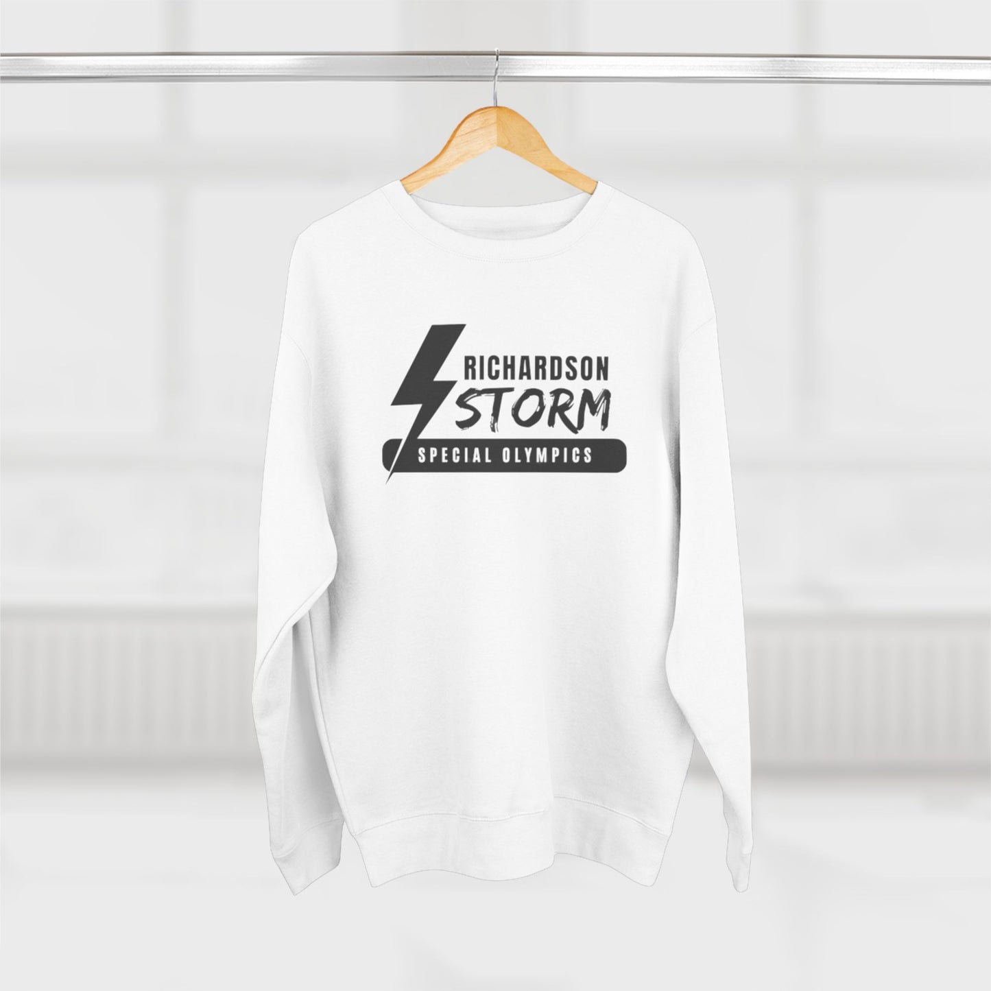 Richardson Storm Special Olympics - Unisex Crewneck Sweatshirt - White