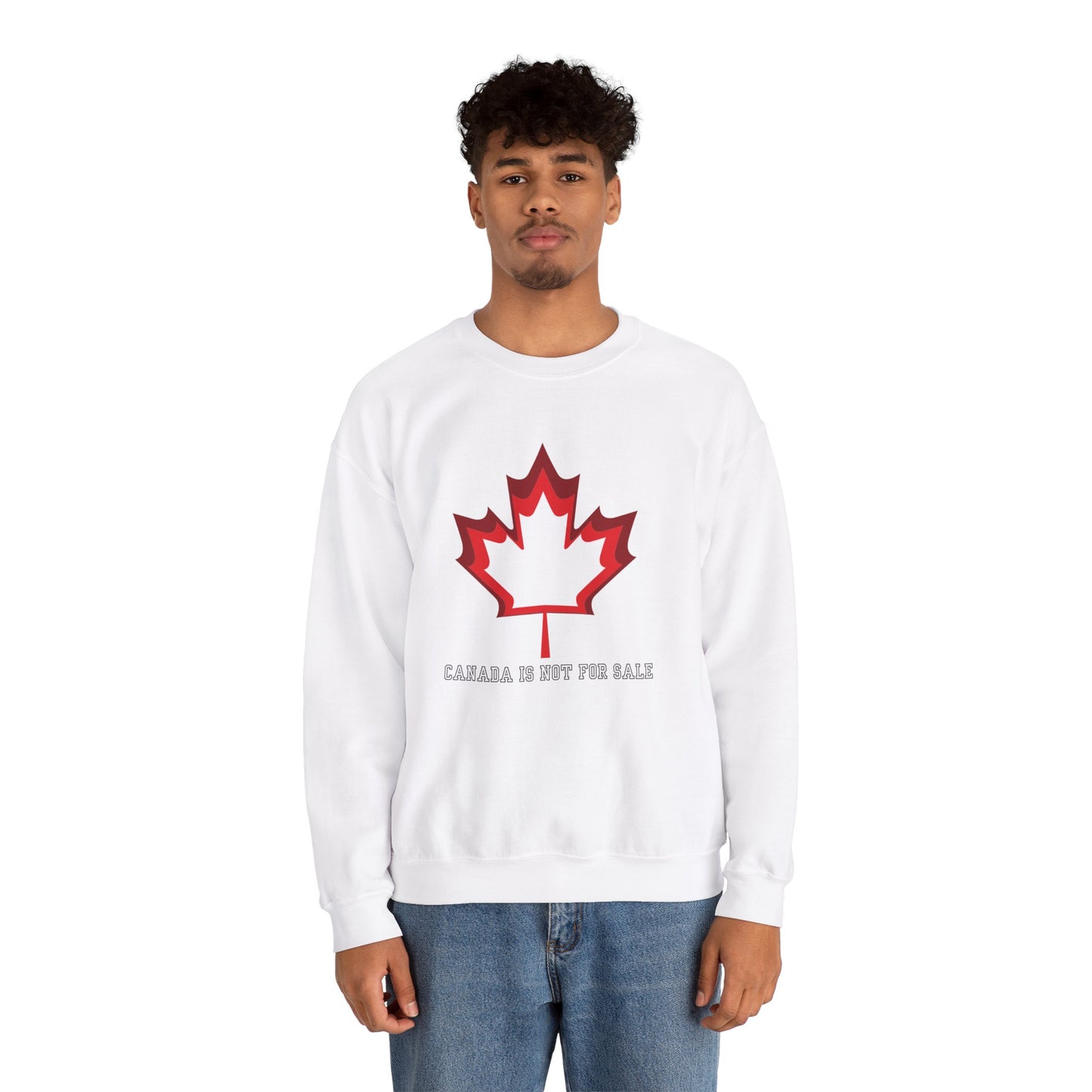 Canadian Elbows Up Crewneck Sweatshirt - Canada Strong Sweater - Canada is not for sale shirt