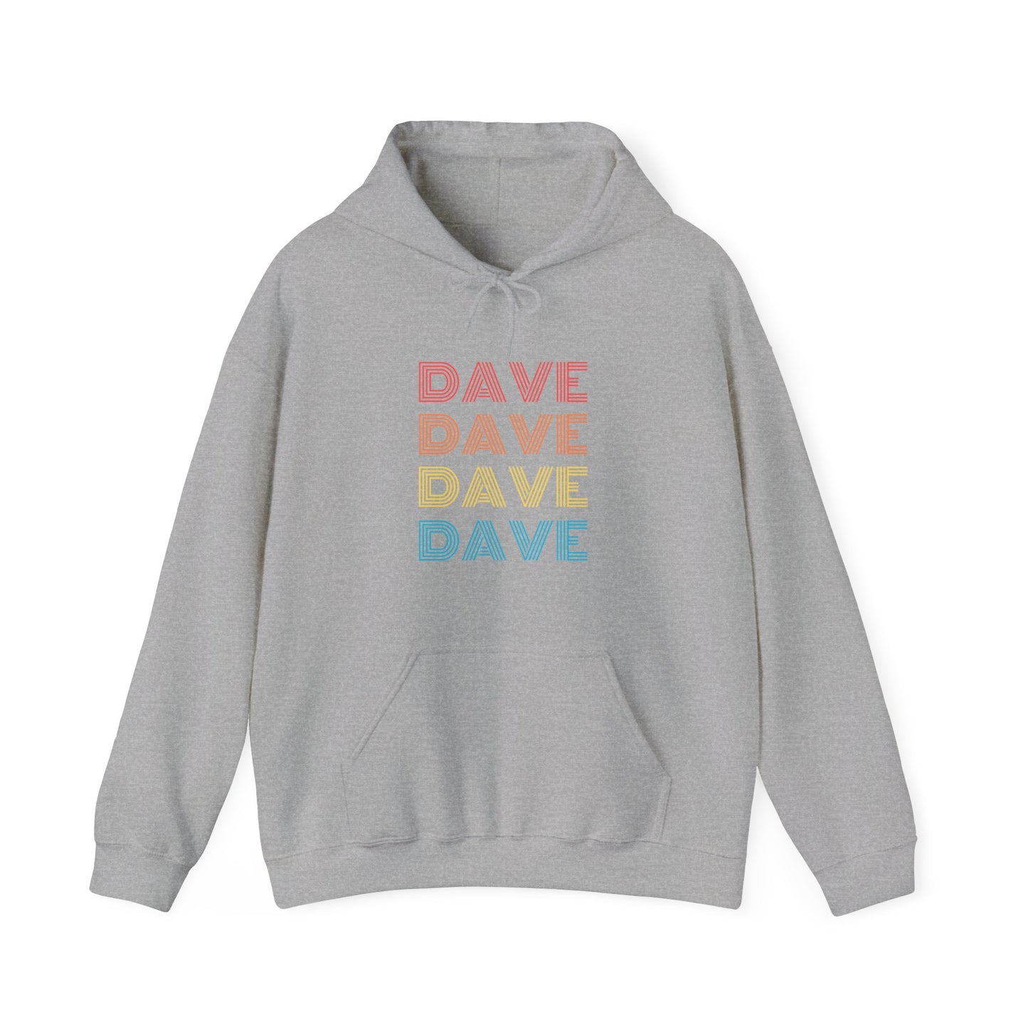 "Dave Dave Dave Dave" Hooded Sweatshirt – Cozy Tribute to Dave Matthews Band