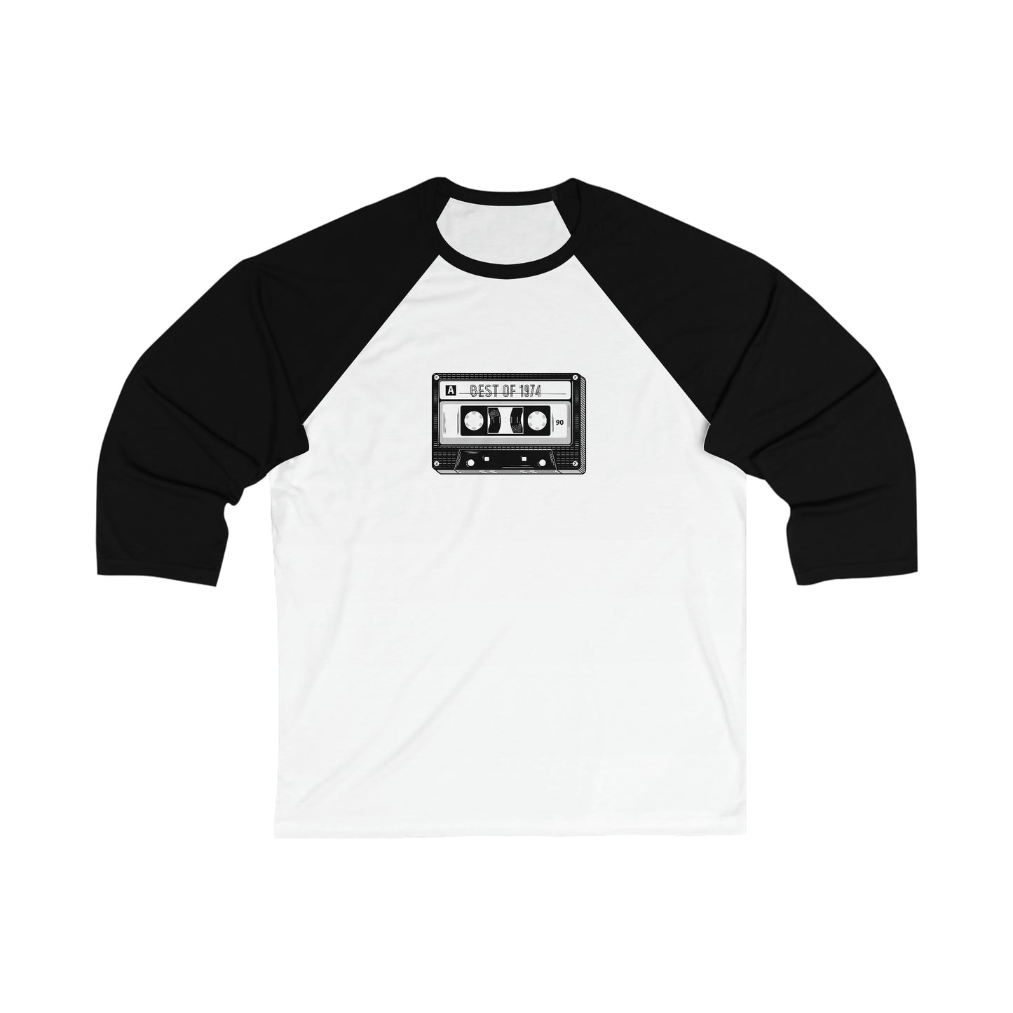 Retro Adult Unisex 3\4 Sleeve Baseball Tee