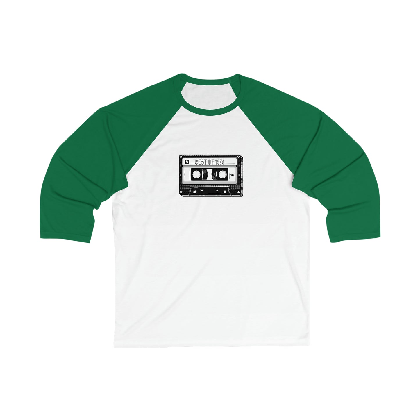 Retro Adult Unisex 3\4 Sleeve Baseball Tee