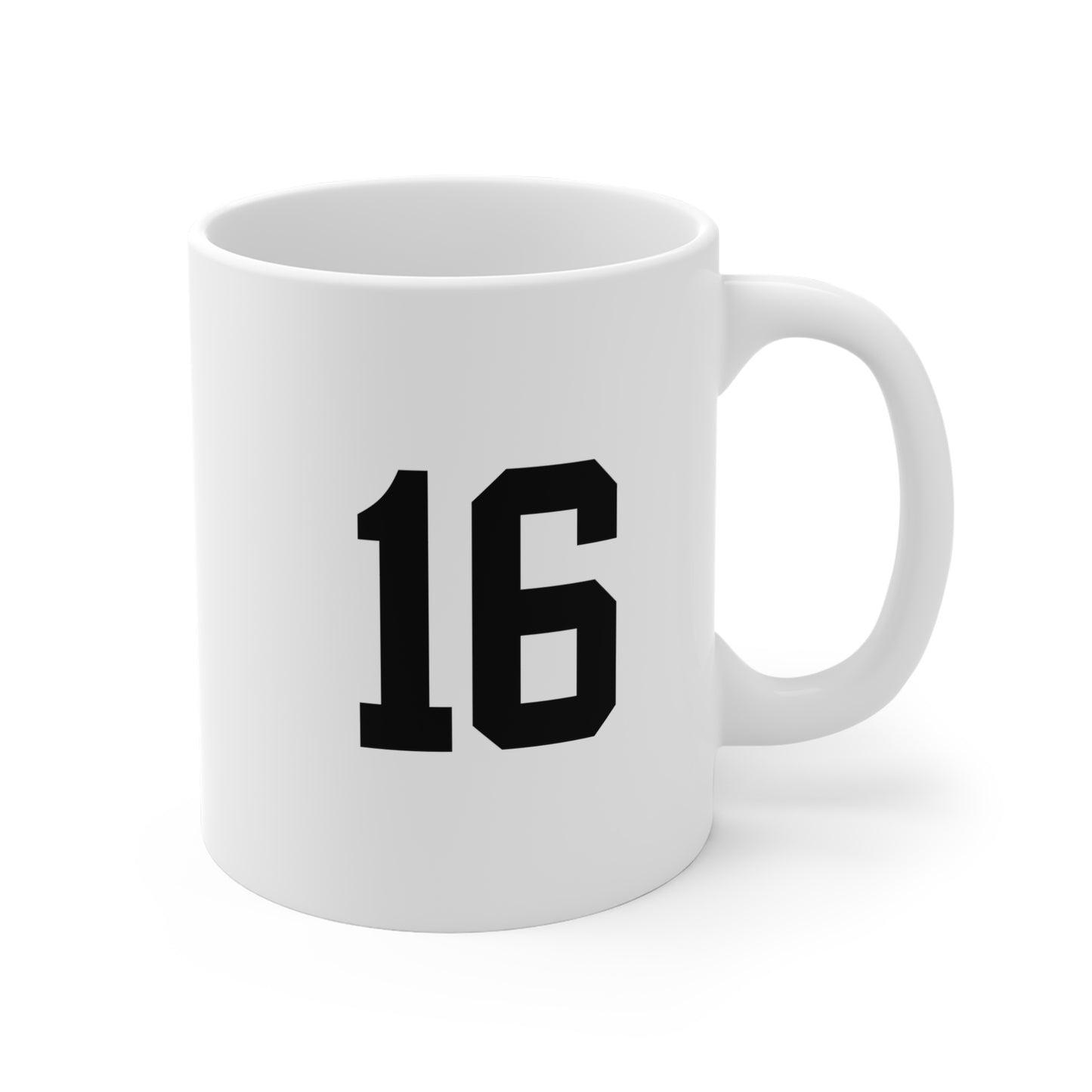 Blaze Volleyball Ceramic Mug - 11oz - White - With Personalization Available