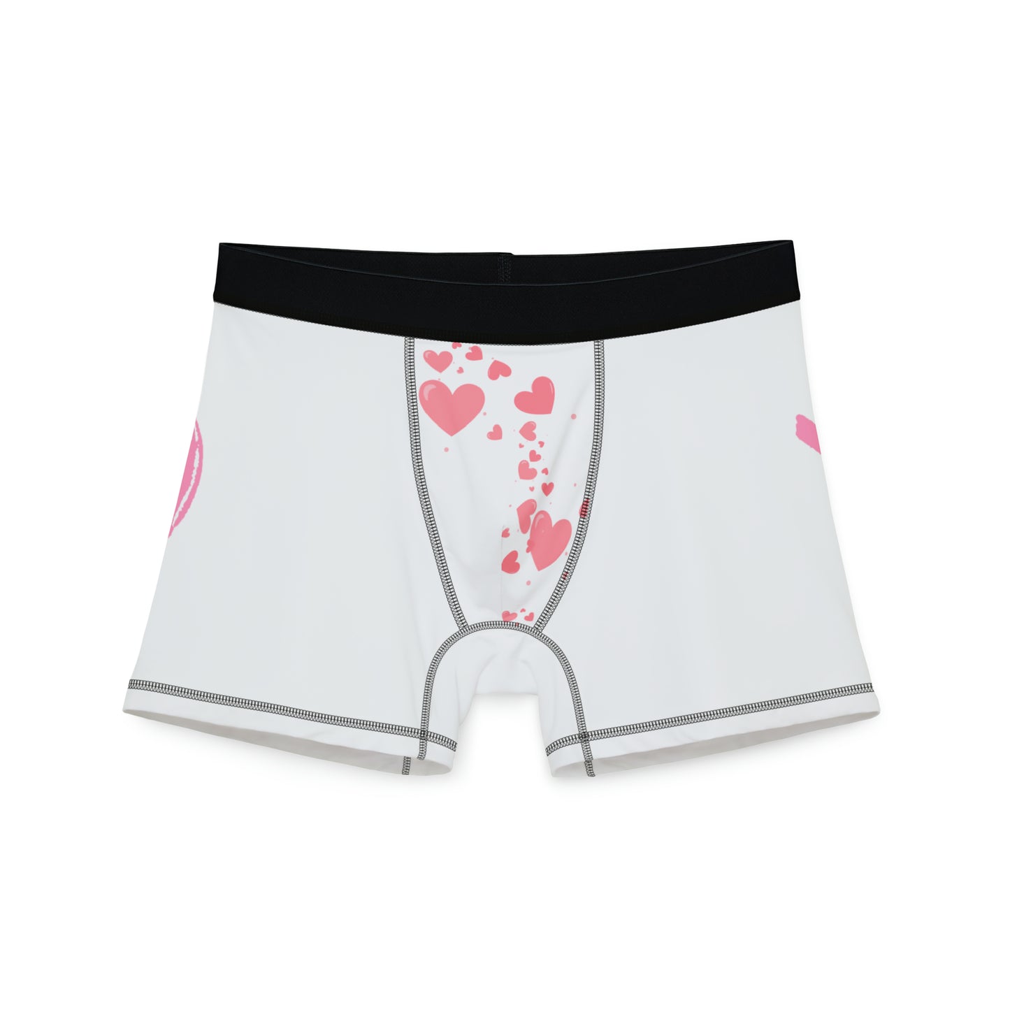 All-Over Print Hearts Boxer Shorts: Perfect for Him on Valentine's Day, Father's Day, Birthdays, and Weddings