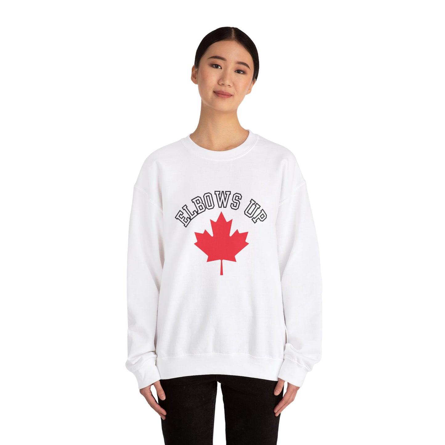 Canadian Elbows Up Crewneck Sweatshirt - Canada Strong Sweater - Canada is not for sale shirt