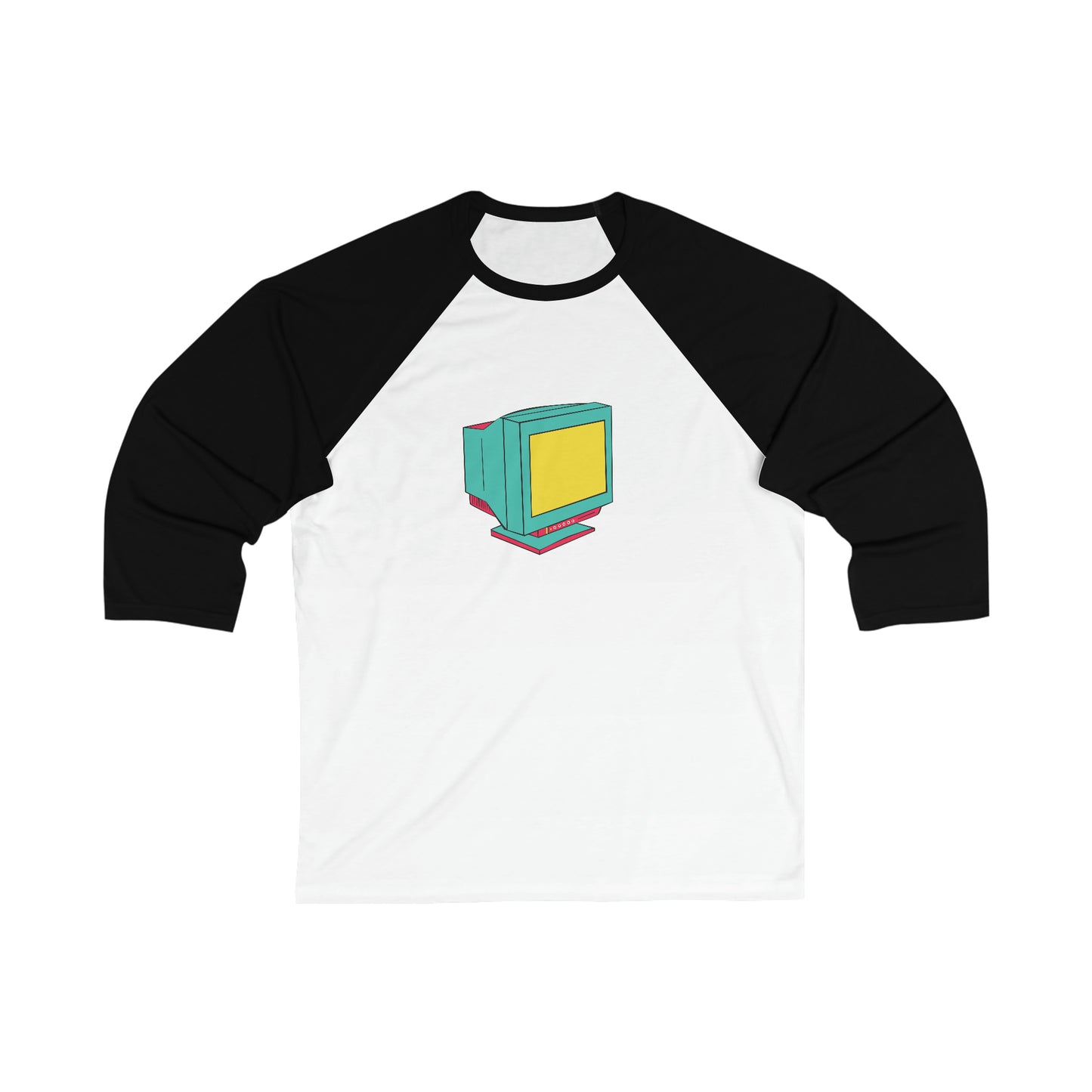 Retro Adult Unisex 3\4 Sleeve Baseball Tee