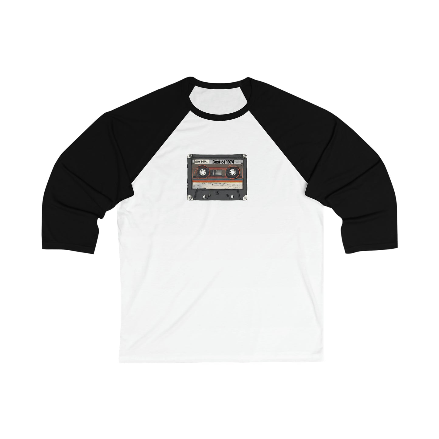 Retro Adult Unisex 3\4 Sleeve Baseball Tee