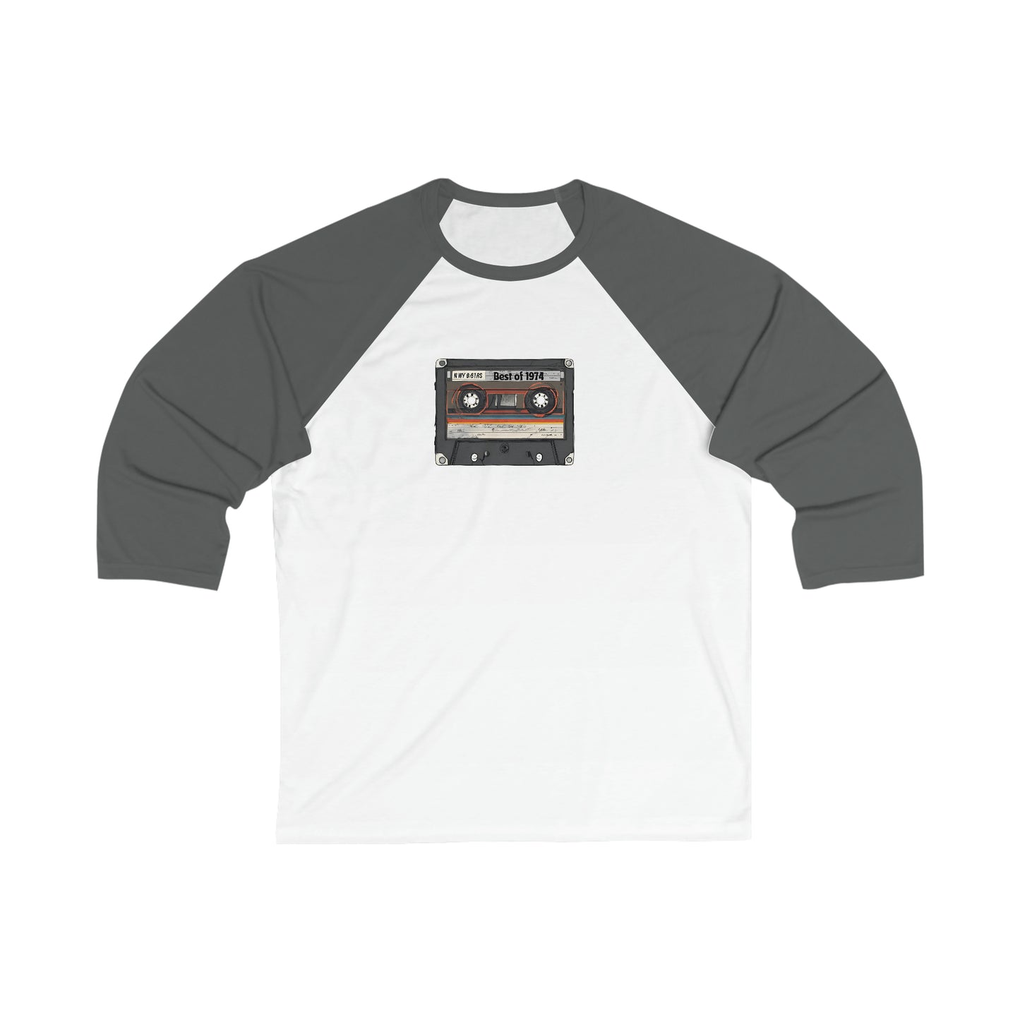 Retro Adult Unisex 3\4 Sleeve Baseball Tee