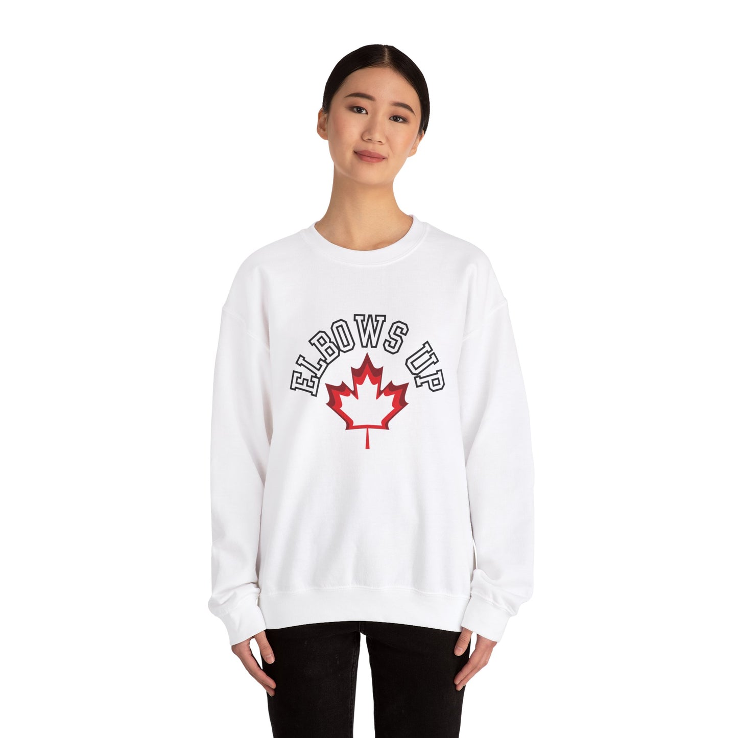 Canadian Elbows Up Crewneck Sweatshirt - Canada Strong Sweater - Canada is not for sale shirt