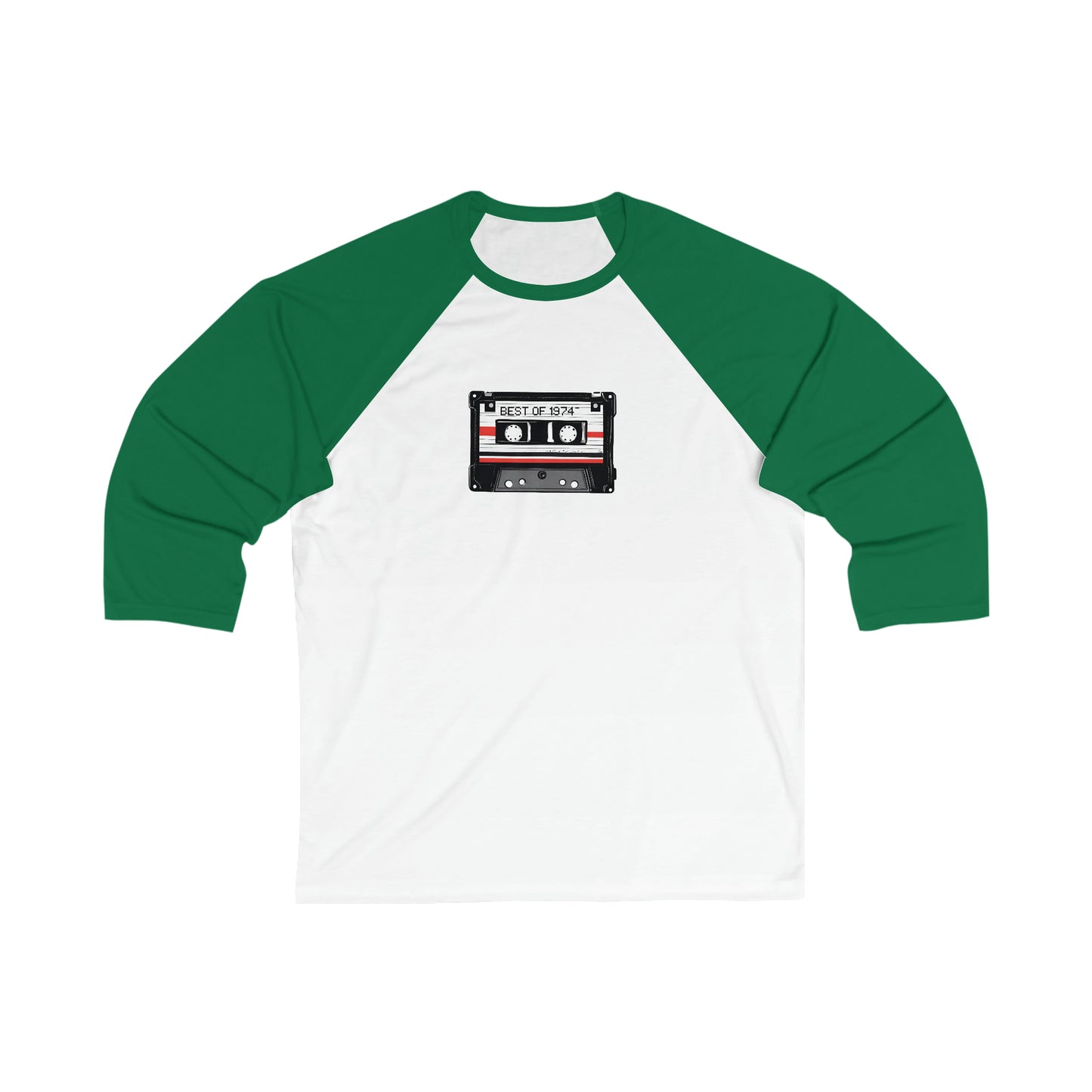 Retro  Adult Unisex 3\4 Sleeve Baseball Tee