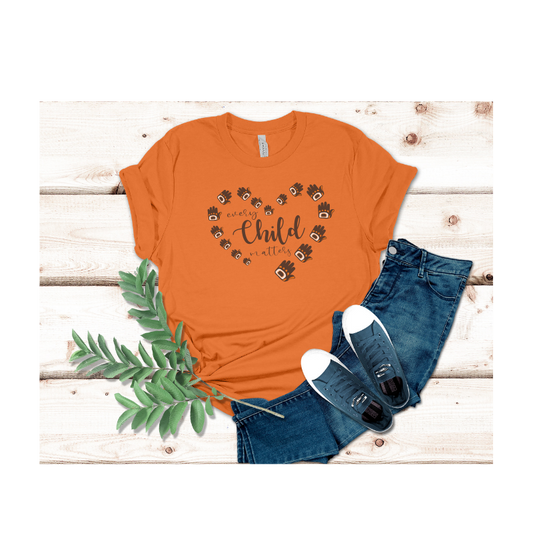 Orange Shirt Day T Shirt Every Child Matters Indigenous September 30 Advocacy Wear