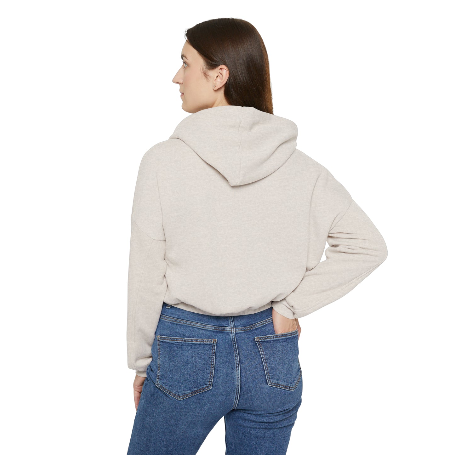 Retro Women's Cinched Bottom Hoodie