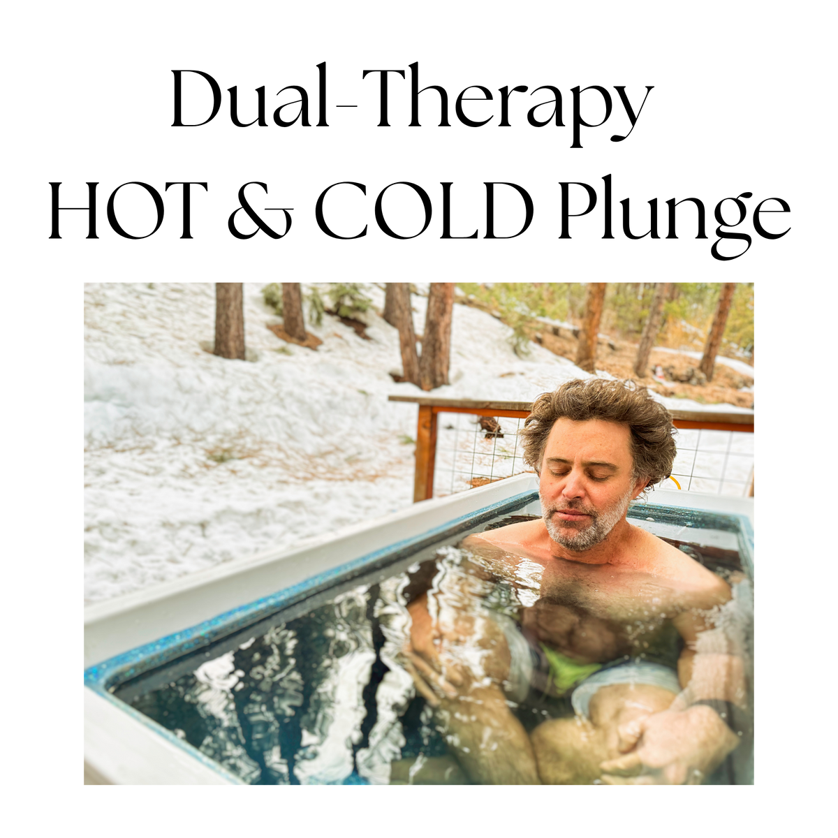 The Dual-Therapy Contrast Plunge – All-in-One Chilled Ice Bath & Hot Water Therapy Tub