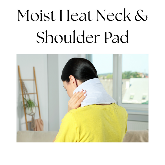 The Deep Penetrating Moist Heat Pad – Weighted Neck & Shoulder Tension Relief Wrap