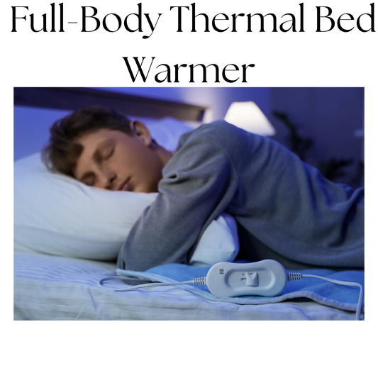 The Dual-Zone Therapeutic Heated Mattress Pad – Customizable Full-Body Thermal Bed Warmer