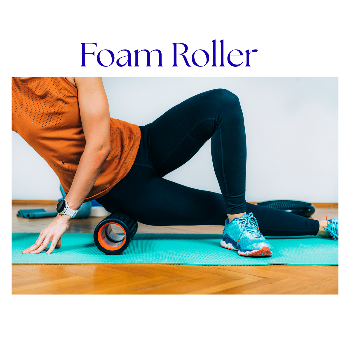 The Deep Tissue Foam Roller – High-Density Grid Roller for Muscle Recovery & Relief