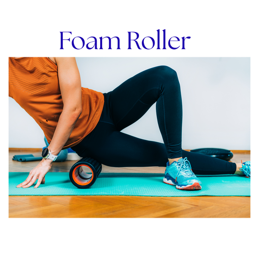 The Deep Tissue Foam Roller – High-Density Grid Roller for Muscle Recovery & Relief