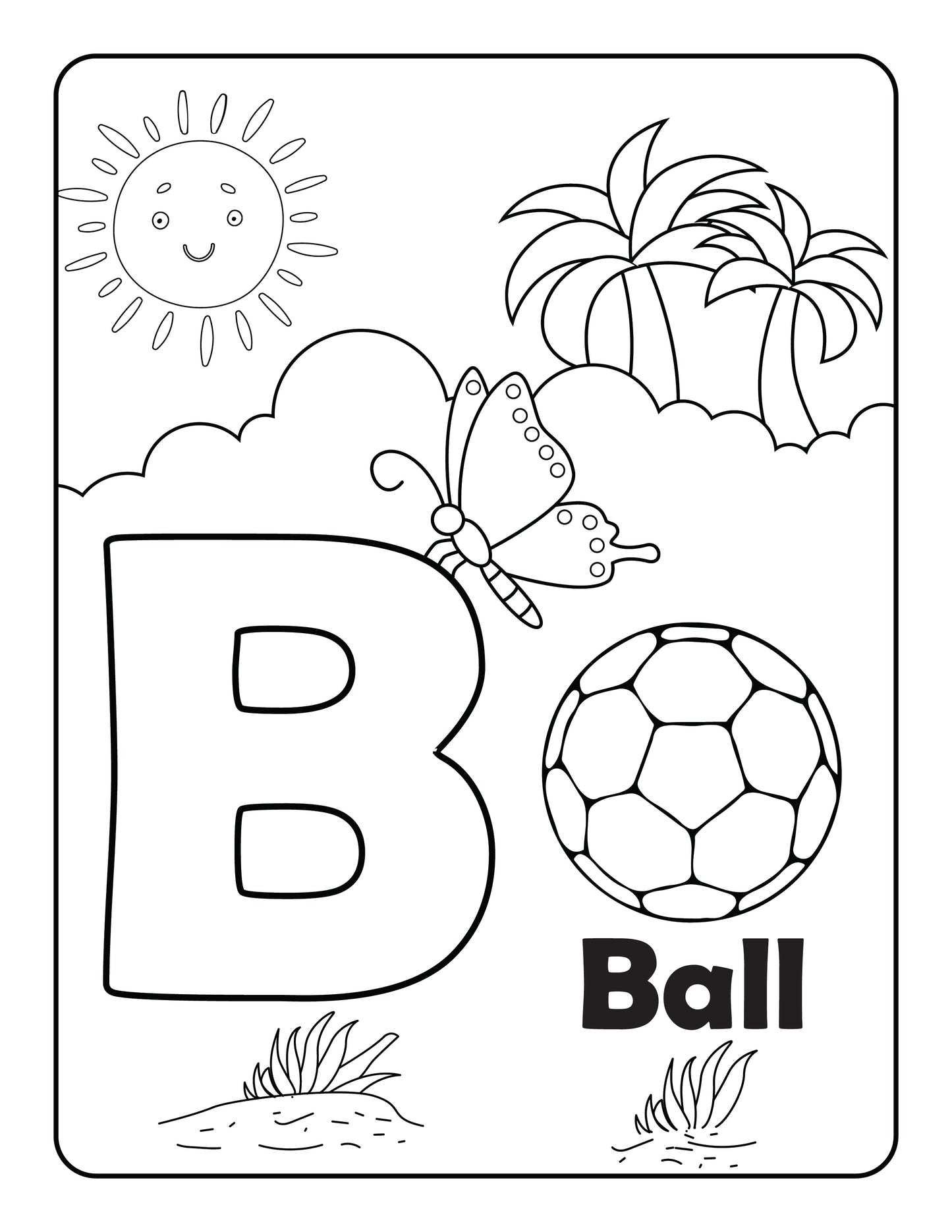 Whimsical Wonders: Downloadable Coloring Books for All Ages ABC Coloring Book